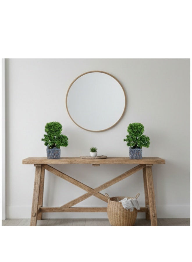 نبتة اصطناعية واقعية في وعاء حجري - شجرة داخلية صناعية للمنزل والمكتب والمكتب والاستقبال وغرفة المعيشة وتزيين الفنادق - لا تحتاج إلى صيانة، خفيفة الوزن وأنيقة 8 × 9 × 28 سم - Image 5